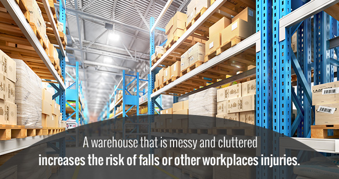 Cluttered Warehouses Increase Risk of Worker Injury