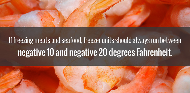 Freezer Temperatures for Meat and Seafood