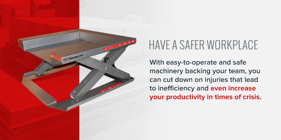 Investing in industrial equipment can improve workplace safety