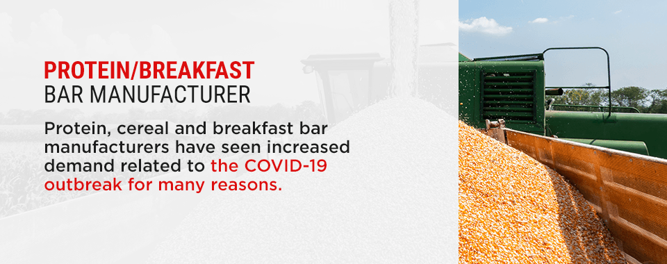 Solutions for cereal manufacturer
