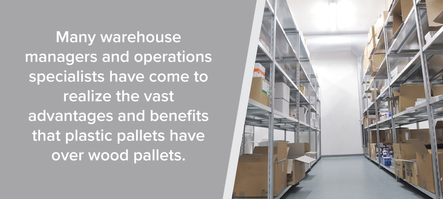 Advantages of Plastic Pallets Over Wood Pallets | Cherry's Industrial Equipment