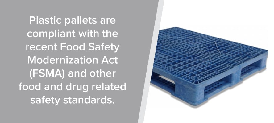 Plastic Pallets and Food Safety Regulations | Cherry's Industrial Equipment