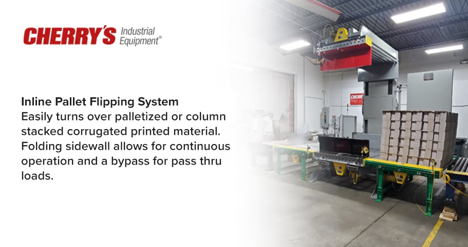 Inline Pallet Flipping System