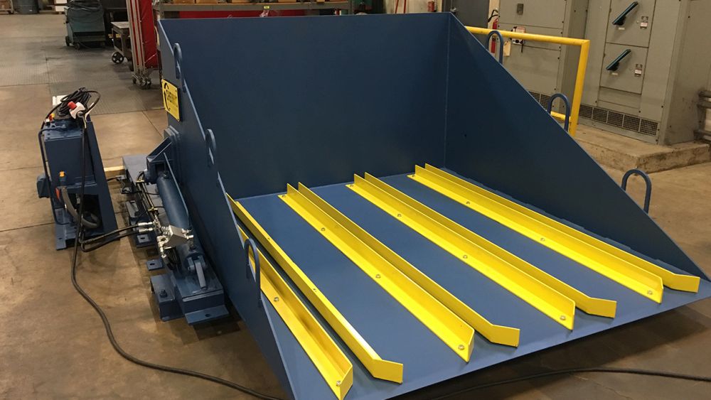 Guide rails for cart positioning