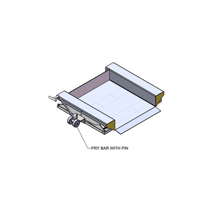 SL SS GL32-30P Portable Stainless Steel Ground Level Pallet Positioner Image 3