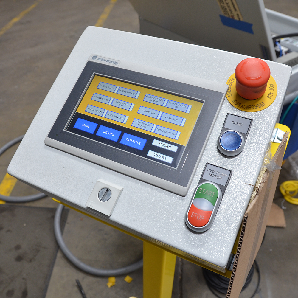 HMI with maintenance overide
