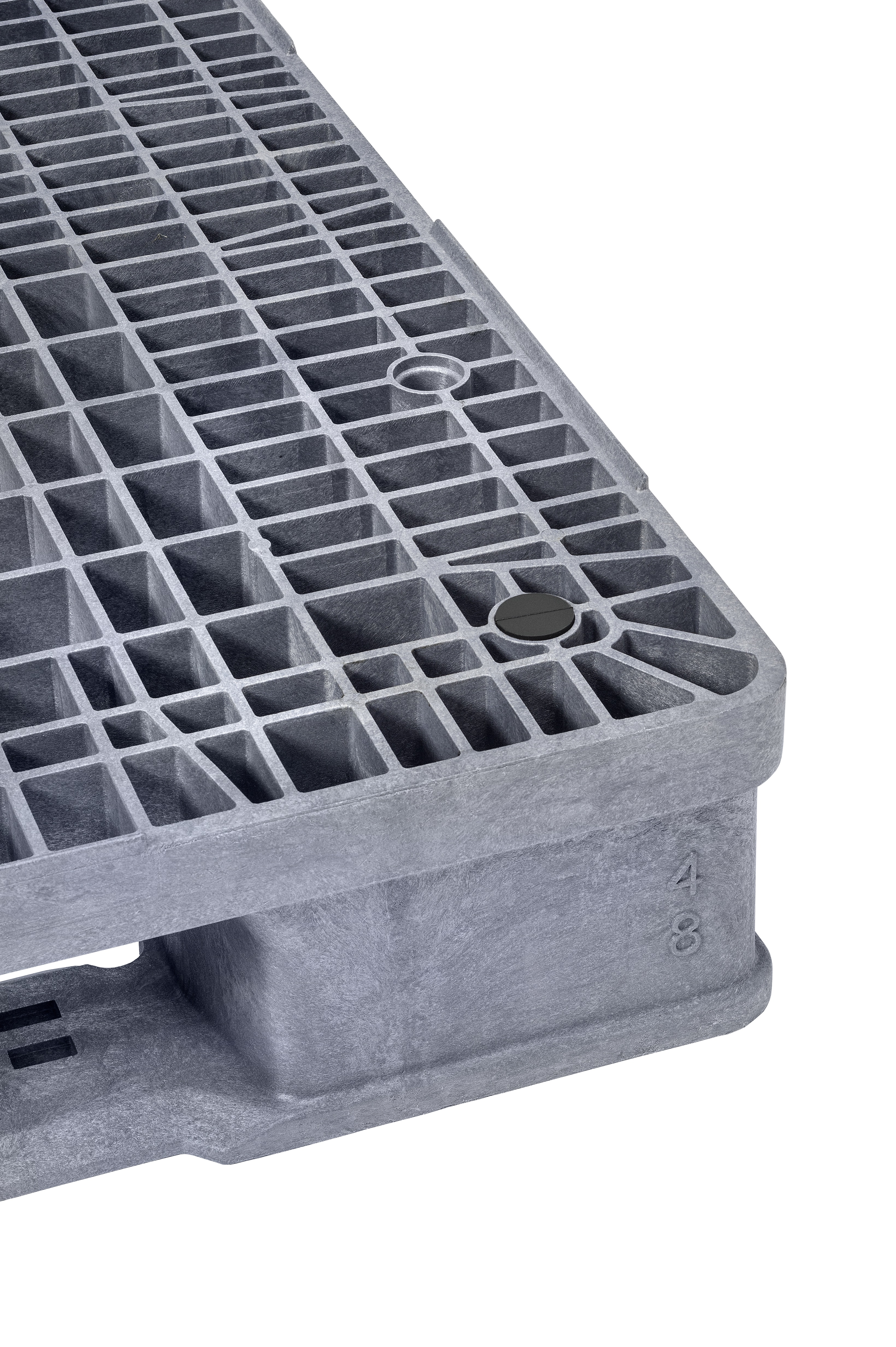 40 x 48 ProGenic Reinforced Plastic Pallet - Blue Image 4