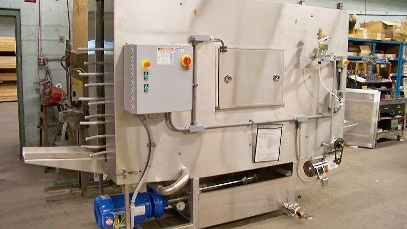Pallet Washer Module for push over return system