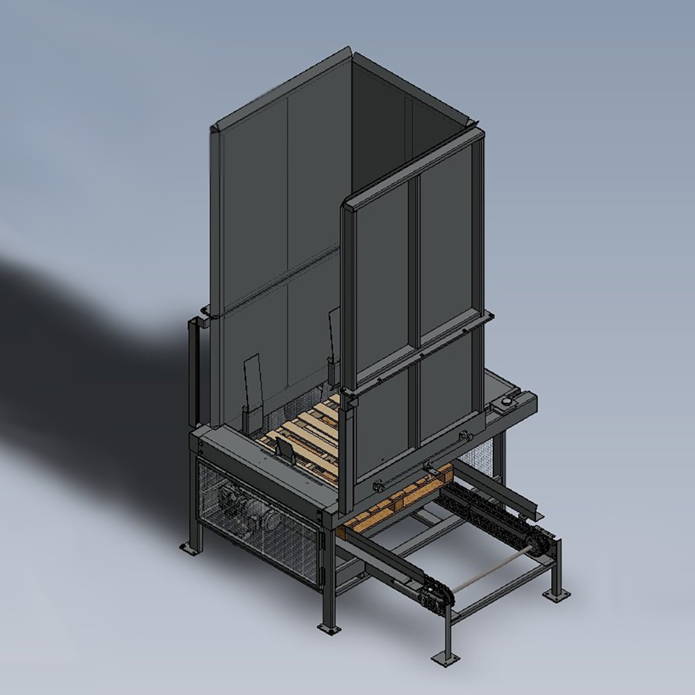 90 degree Discharge Pallet Dispenser Image 2