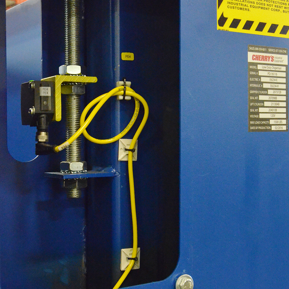 Dispenser stacker full sensor