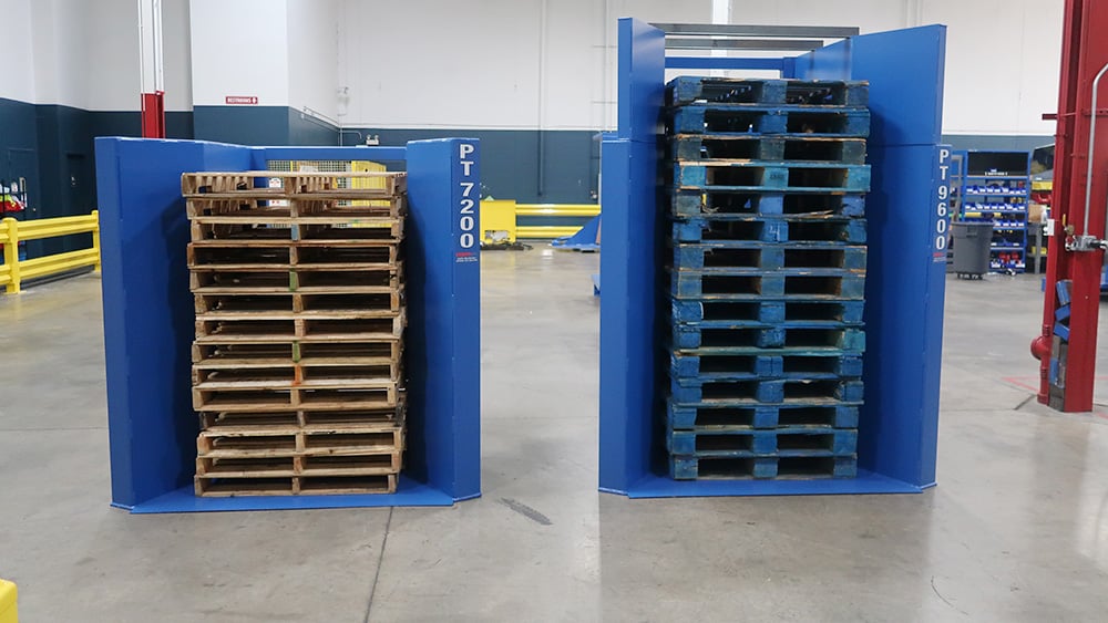 Square CHEP and GMA stringer pallets