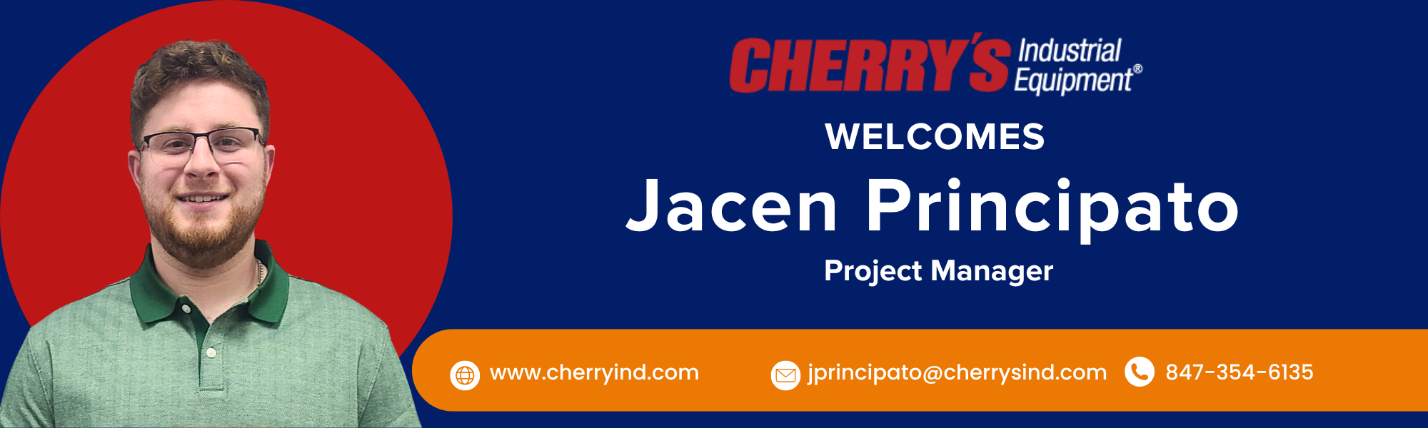 New Hire - Jacen Principato, Project Manager