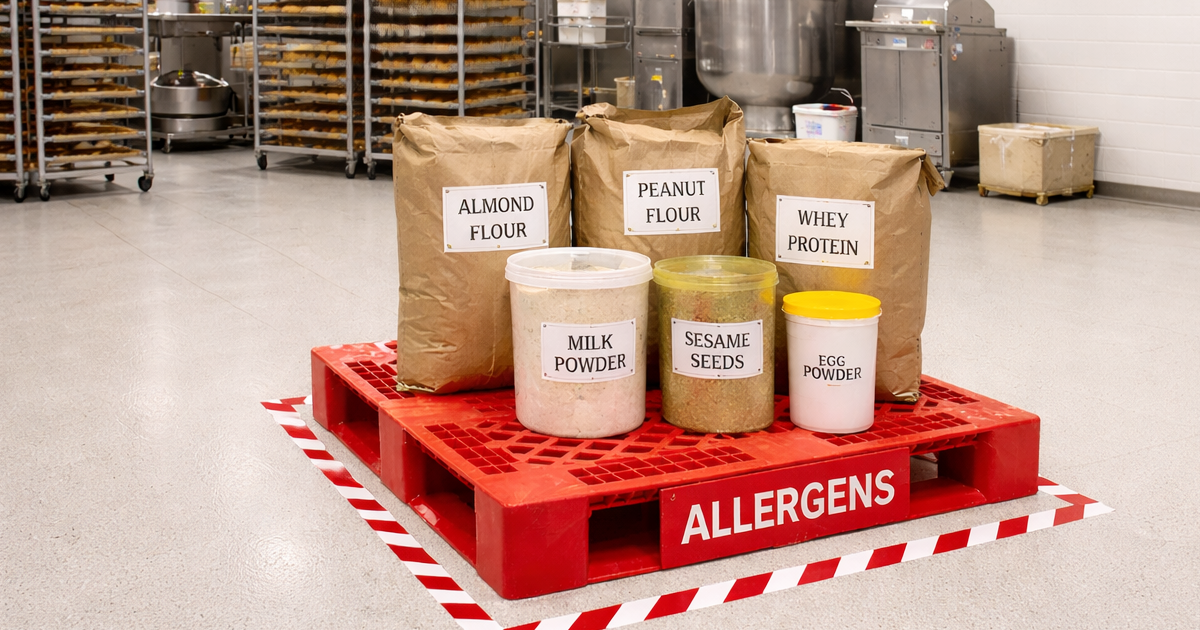 Plastic Pallets in Food Manufacturing: Color Coding, Hygiene, and Design Choices