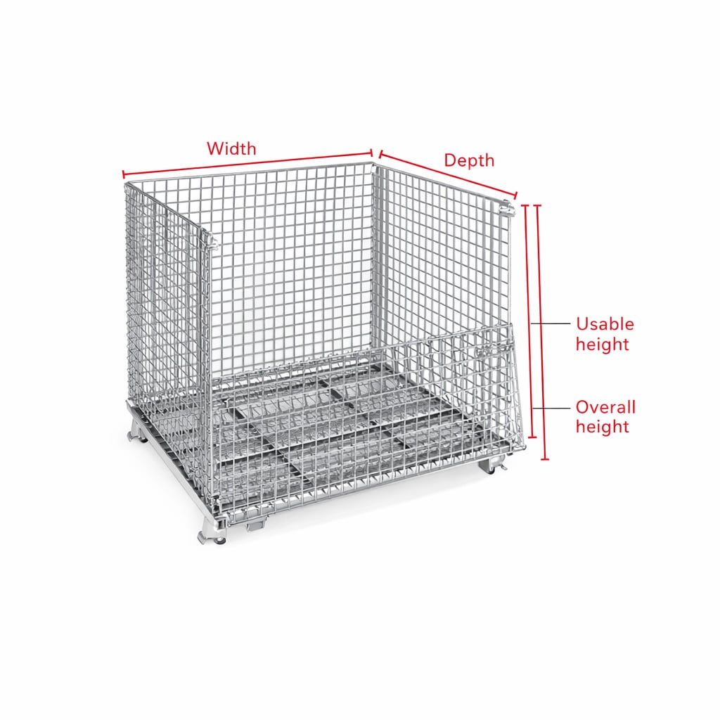 W-5-404836 Large Wire Mesh Container Image 4
