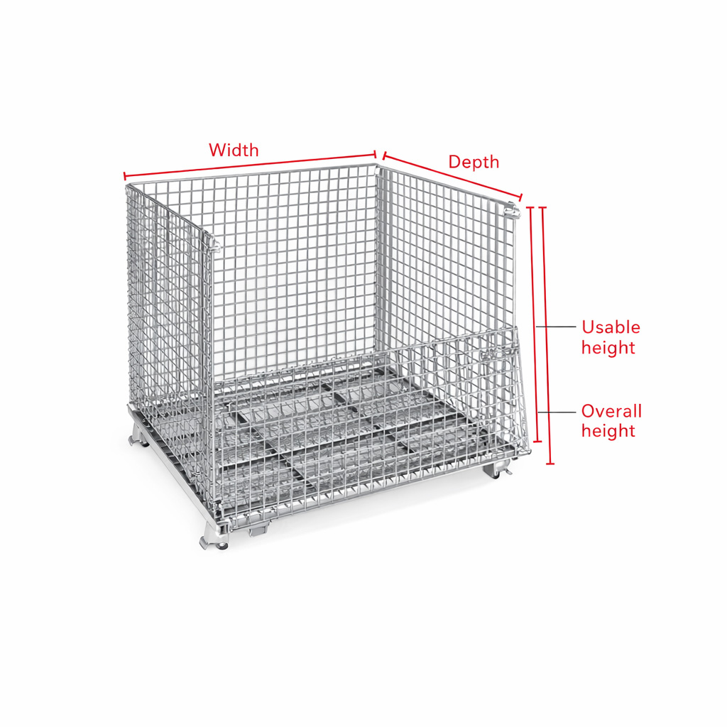 W-5-404842 Extra Large Wire Mesh Container Image 4