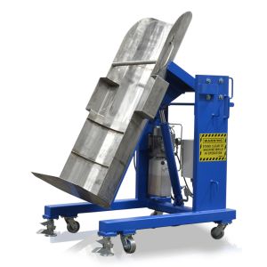 MDD-1000_Drum_Dumper_with_Stainless_Steel_Chute